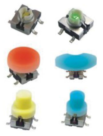 Waterproof Illuminated Tactile Switches R2998L Figure