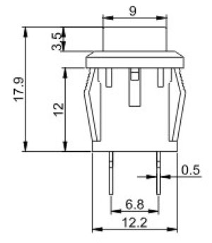 Push_Button Switches R0194 Structure Diagram